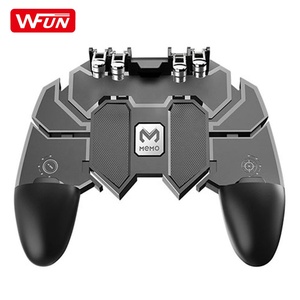 PUBG için AK66 PUBG denetleyici altı parmak Gamepad L1 R1 ile ücretsiz yangın anahtar düğmesi Joystick Gamepad tetik - Product Image 1
