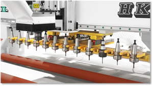 Macchina di nidificazione cnc con macchina di etichettatura automatica di carico scarico tavolo completamente automatico per la produzione di mobili MDF - Product Image 3