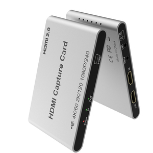 hdmi usb 3.0视频采集卡usb c 1080p视频采集卡4k用于游戏流媒体直播视频录制 - Product Image 1