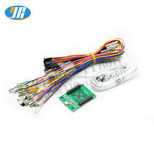 USB-контроллер Raspberry Pi P3, 2-плейер с нулевой задержкой, кодировщик, пластиковый джойстик типа монета, 6 + лет, дешевая плата