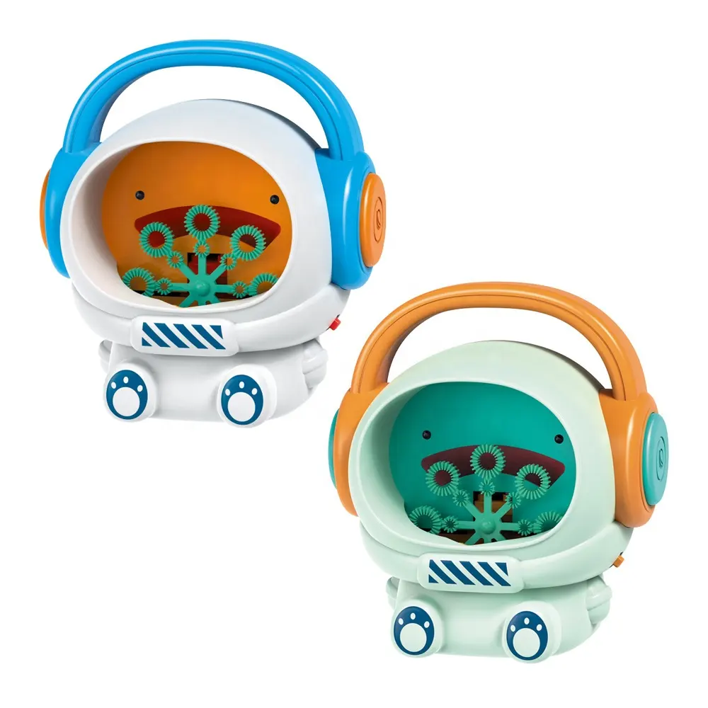 Sapatilha astronauta para crianças, brinquedo infantil fazedor de bolhas de sabão automático, máquina elétrica de bolhas, sabão automático, com iluminação e música