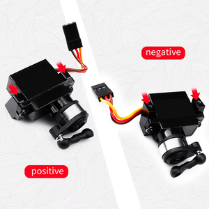 2 adet alüminyum alaşım Servo dağı için 1/16 mini-b 2WD 1/18 mini-t 2.0 RC Buggy kamyon modeli yükseltme parçaları - Product Image 5