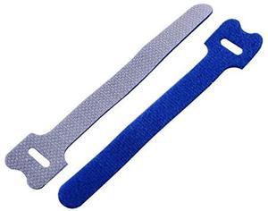 Sujetador de brida de nailon con correa de gancho y bucle trasero colorido ajustable reutilizable de fábrica - Product Image 1