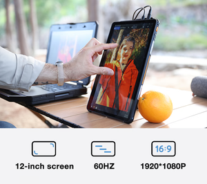 Kwumsy Extensor de Pantalla de Ordenador Portátil, 12 ''1080P FHD Monitor de Ordenador Portátil USB C Pantalla Externa para Teléfono Mac
