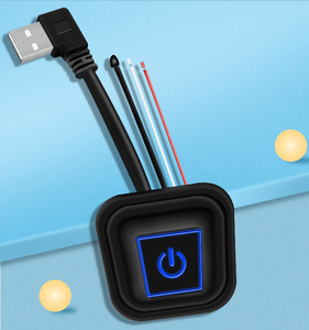 Высококачественный светодиодный мини-кнопочный переключатель Micro USB для одежды с подогревом - Product Image 2