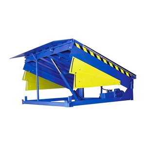 Venta caliente 12T hidráulico camión contenedor estacionario nivelador de muelle de carga y descarga puente nivelador de muelle plataforma elevadora - Product Image 3