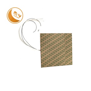 400X400mm毫米1000W 230伏工业电动柔性防水硅胶垫加热器硅橡胶加热器带胶