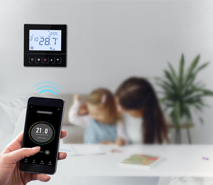 Комфуртер 2 и 4 трубчатый вентилятор, блок управления катушкой, AC220V Modbus RS485, скоростной вентилятор, комнатный термостат - Product Image 4