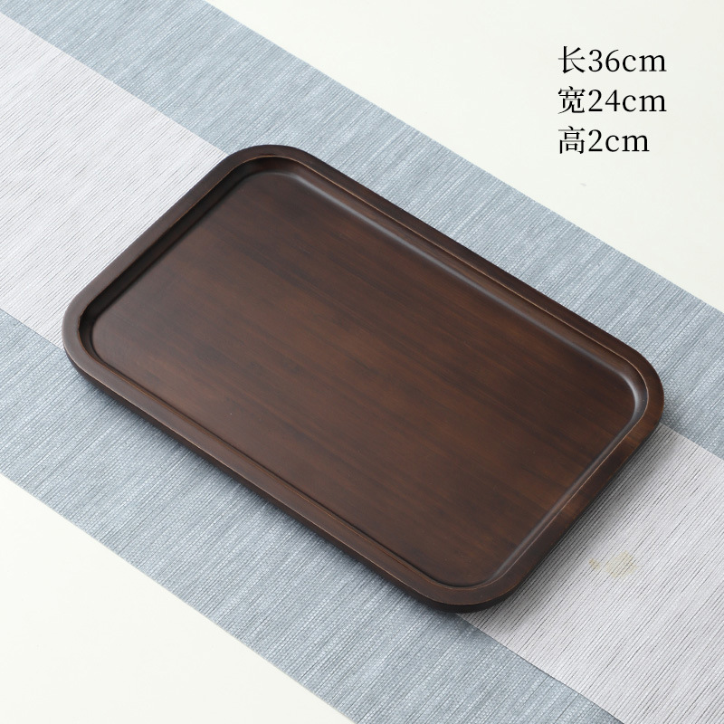 116 36*24*2 Walnut-colored Carved Plate