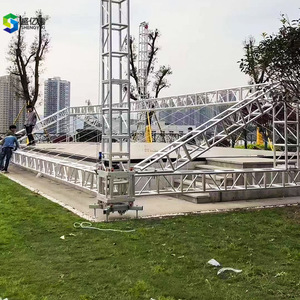 دعامة مسرح من Grace Aluminium دعامة متنقلة للدي جي حامل إضاءة محمول دعامة عرض - Product Image 3