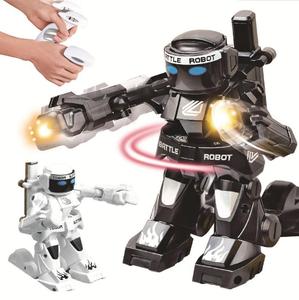 Flytec 2023 2.4GHz Kids Toys Mini <strong>RC</strong> Sparring <strong>Robot</strong> Double Competitive Model Toy Intelligent <strong>Fighting</strong> <strong>Robot</strong> with Light Sound - Product Image 1