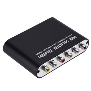 <strong>Digital</strong> to <strong>Analog</strong> 5.1 Channel Stereo AC3 Audio <strong>Converter</strong> Optical SPDIF Coaxial AUX 3.5mm to 6 RCA Sound Decoder Amplifier