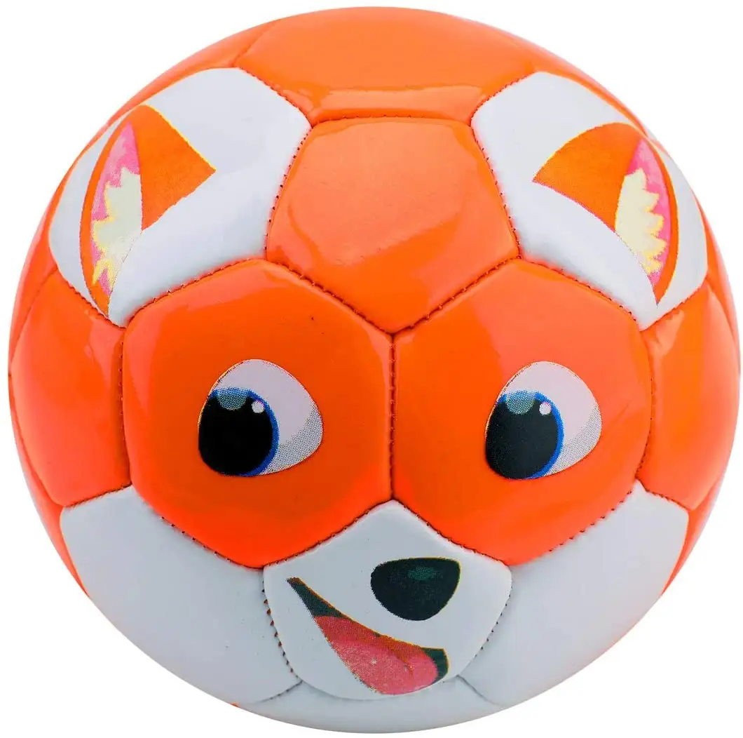 Pelota de fútbol con imagen de cartón, balón de fútbol con estilo personalizado