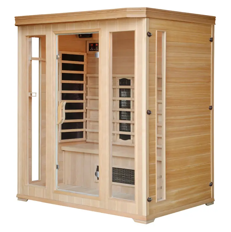 Canadian hemlock carbon and ceramic heater far infrared sauna room