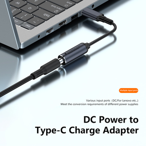 Cable DC 20V 4,0*1,7mm Jack entrada a salida tipo C Cable de carga de toma de corriente en ángulo de 90 grados 100W PD9V 5V 20,5 V - Product Image 5