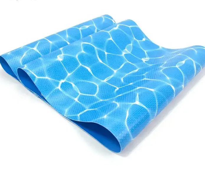 지상 수영장을위한 방수 PVC 수영장 비닐 라이너 물결 방지 미끄럼 방지