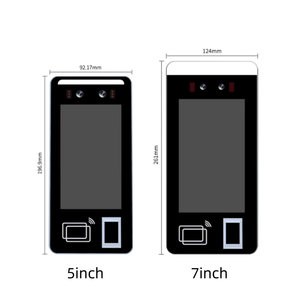Touchscreen Android sistema da 5 pollici terminale di riconoscimento facciale per la presenza di controllo accessi - Product Image 3
