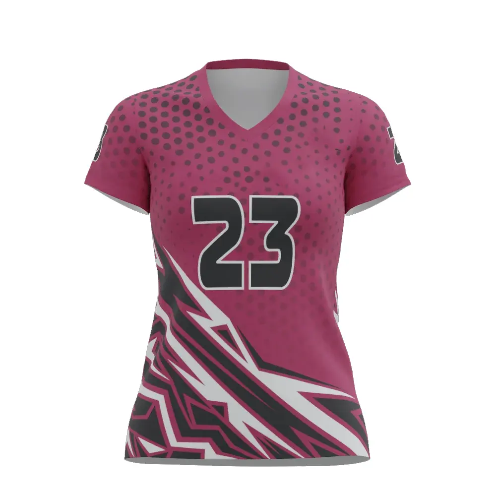 Personalizado al por mayor último sublimado Pallavolo Spandex impresión voleibol uniforme Jersey nuevo diseño para las mujeres