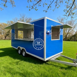 ZZKNOWN Camion de nourriture Pasta Chariot de dessert mobile Concession alimentaire Remorque Magasin de camion mobile Camion de bonbons Chariots de nourriture à vendre - Product Image 6