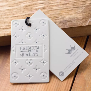 Cheap <strong>Custom</strong> <strong>Printing</strong> Logo Garment <strong>Hang</strong> <strong>Tag</strong> with <strong>String</strong> and Eyelet - Product Image 2