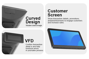 Giá cả phải chăng tất cả trong một POS termina bán buôn màn hình cảm ứng tiền mặt đăng ký máy, hệ thống POS thông minh cho các cửa hàng bán lẻ - Product Image 3
