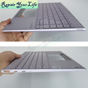 Backlight US Laptop <strong>Keyboard</strong> <strong>for</strong> ASUS Zenbook UX325 UM325 U3700 U3700E UX325UA V1943KFAS1U HQ21012549007 With Silver C case - Product Image 6