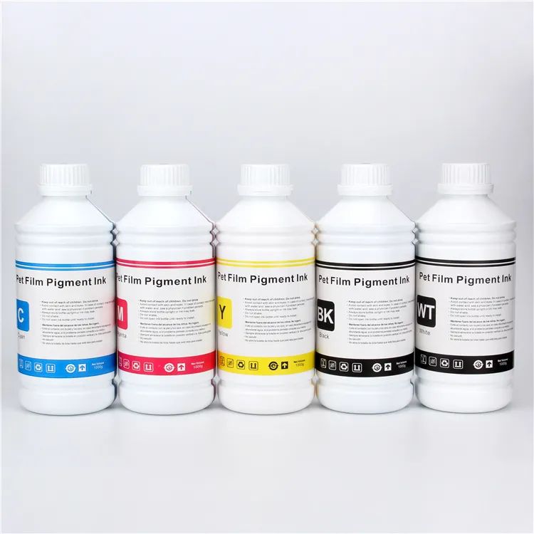 Premium universale pigmento sfuso Dtf materiale di consumo inchiostro tessile bianco ricarica Dtf inchiostro 1000Ml per stampante Epson L1800