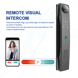 CAMAKT 3D riconoscimento facciale impronte digitali Top Intercom Video Tuya Wifi App sblocco digitale Nfc Card chiave Rfid Smart Lock - Product Image 3