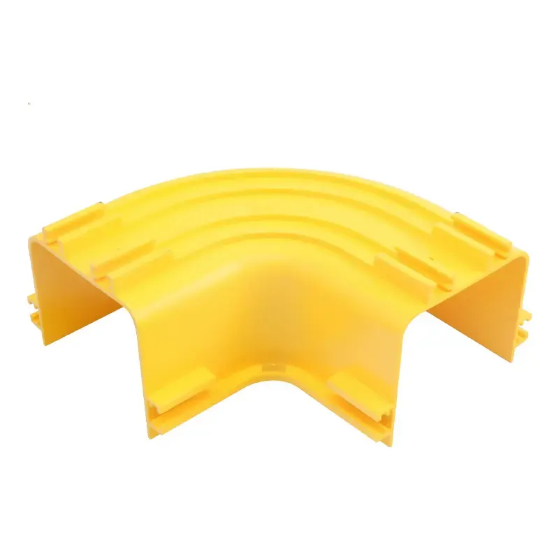 Желтый пластиковый ПВХ кабельный кабель/сетевой кабельный лоток для ftth