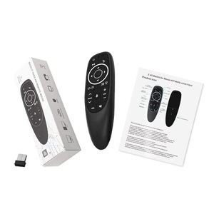 Gyro algılama ile 2.4GHz hava fare ses kontrolü G10S Android TV kutusu PC için Mini kablosuz akıllı uzaktan - Product Image 4