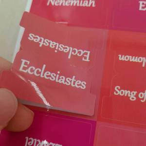 Custom Paper Labels Self Adhesive <strong>Bible</strong> Tab Stickers Sheet <strong>Bible</strong> Index Tabs for Study