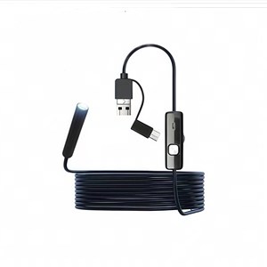 Endoscopio de tubería 3 en 1 HD, sonda externa para teléfono móvil de 7mm, Detector de mantenimiento de coche, sonda de espejo Peep, módulo de cámara endoscópica