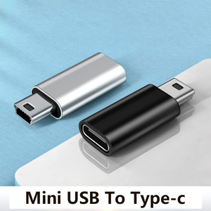 迷你USB转C型适配器5针公迷你USB转母USB C型数据传输连接器，用于GoPro MP3摄像机电脑转换器 - Product Image 4