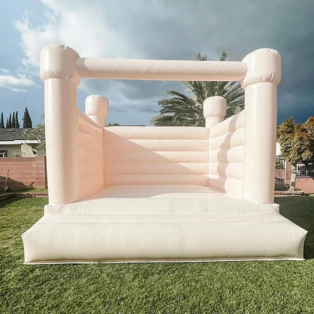 Logotipo personalizado fiesta eventos boda salto hinchable Mini castillo inflable pastel Casa de rebote para niños pequeños