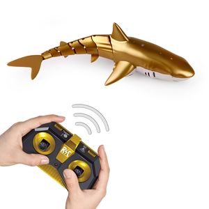 2022 Yicheng New Toys 2.4ghz Golden Rc <strong>Shark</strong> Toy Rc <strong>Shark</strong> Rc Remote Control <strong>Shark</strong> With Light and Spray Water