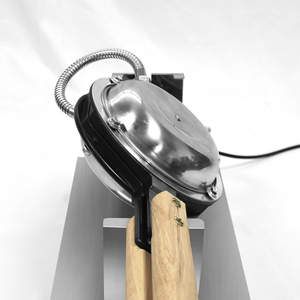 Electric Bubble Waffle Maker 7.8'' NonStick Hong Kong Style Egg Waffle Iron <strong>Baker</strong> with Timer &amp; Temperature Control - Product Image 5