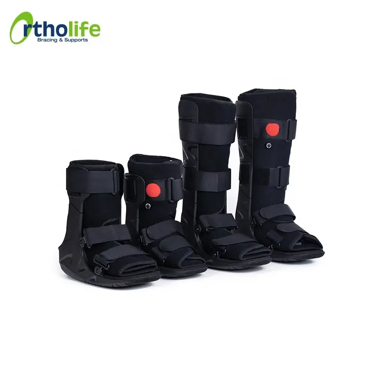 OL-WK015 bota ortopédica de caminhada curta super air cast, bota para cirurgia nos pés