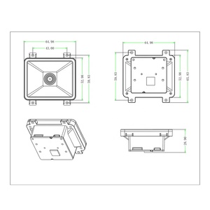 Escáner de código de barras integrado Lector de código QR Módulo de escáner de código de barras con TTL y USB