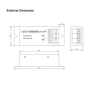 4 Zone <strong>Control</strong> 2.4G Wireless Multi Channel <strong>Dimmer</strong>, 4 Channels <strong>LED</strong> RF <strong>PWM</strong> <strong>Dimmer</strong> for <strong>LED</strong> Strip