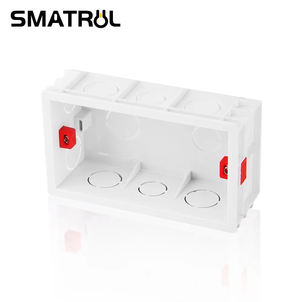 Mumatrul — nouvelle boîte de montage murale, Cassette interne, dos blanc, 144x84x50mm pour 146x86mm commutateur et prise Standard
