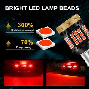9-36vcanbus 1156 Bau15s 1157 Led 303045smd Bulb T20 7443 7440 for Carモーターサイクルターンシグナルテールライト反転 - Product Image 4