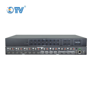 ETV 4k无缝8x8矩阵切换器远程前按钮RS232红外控制8进8出视频矩阵切换器 - Product Image 1