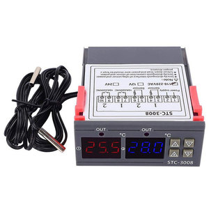 Controlador de temperatura del molde de calentamiento del microordenador digital con sensor, salida de dos relés, 12V, 24V, 220V, 2 unidades - Product Image 2