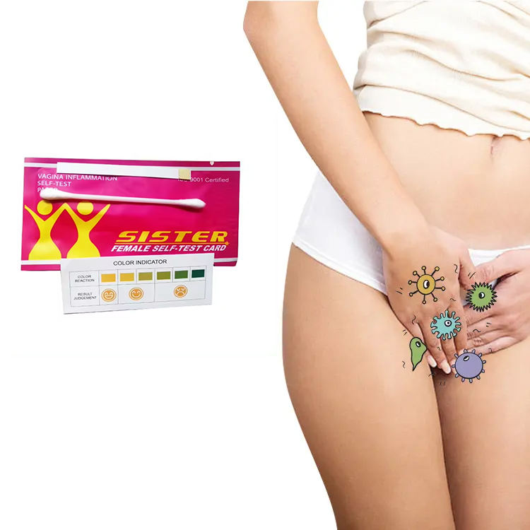 Precio barato directo de fábrica Prueba de pH para mujeres tiras de prueba de pH de salud vaginal tiras de prueba de pH vaginal Yoni bacteriano