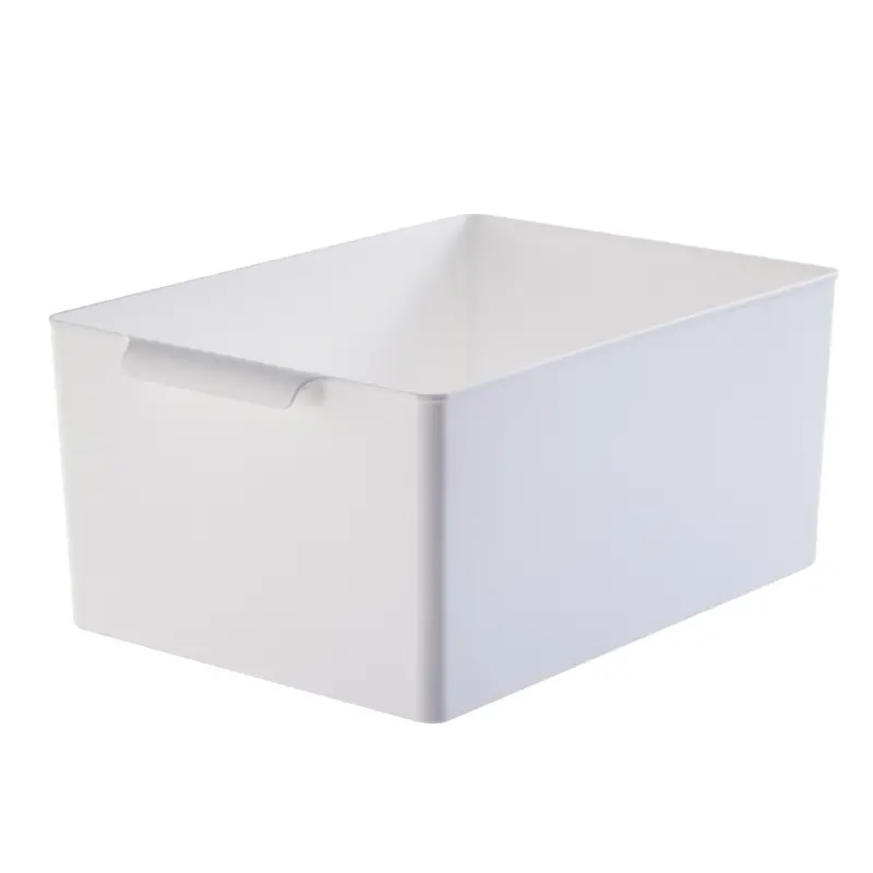 Kunststoff-Aufbewahrung behälter Desk Box Set Home Täglicher Gebrauch White Blank Organizer Fit für mehrere Situationen Verwenden Sie Family Organizer Hel