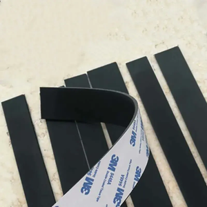 Customized Various Shapes Extrusion Extruded EPDM Sponge Foaming <strong>Rubber</strong> Sealing Strip with Self Adhesive Tape