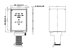 Polcd 3.5&quot; TFT <strong>LCD</strong> LCM <strong>Color</strong> <strong>Display</strong> IPS tech Screen 18 Bit Parallel RGB Interface Small Size <strong>LCD</strong> <strong>Module</strong> - Product Image 6
