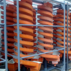 Planta de tratamiento de mineral de cromo original 100TPH Espiral Chute Separador Concentrador - Product Image 2