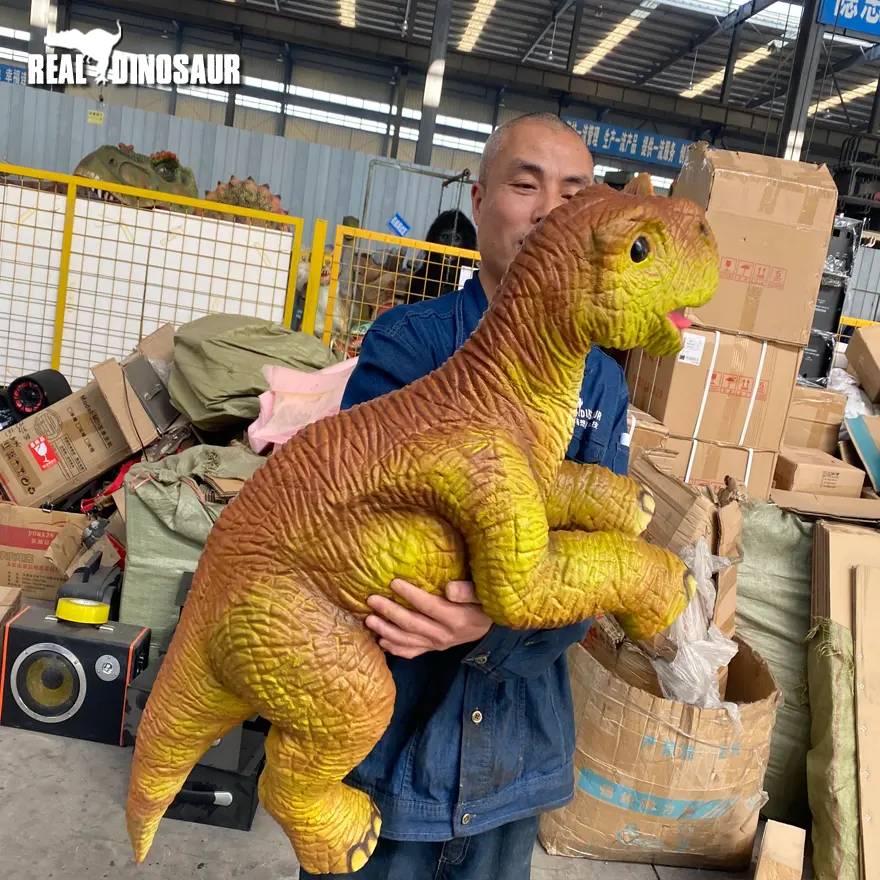 Customized High Quality Hand Control Baby Animatronic Dinosaur Puppet for Sale