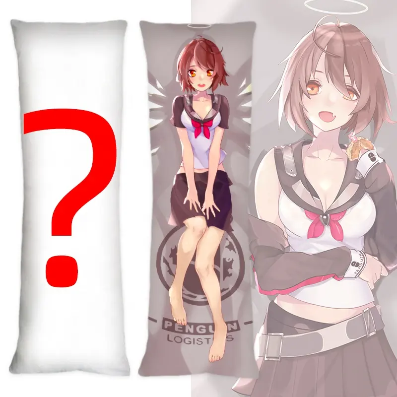 Hot Original Sexy Girls Cartoon Bolster Anime naked women body pillow case